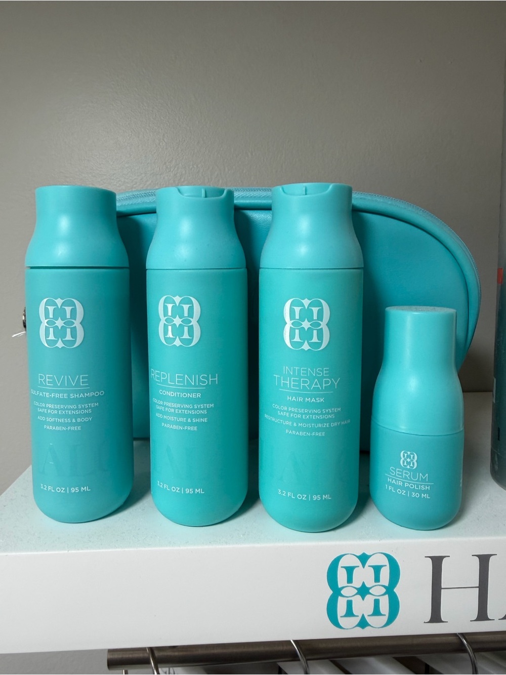 Hydrate & Repair Turquoise Hair Care Set by H (4-Piece)